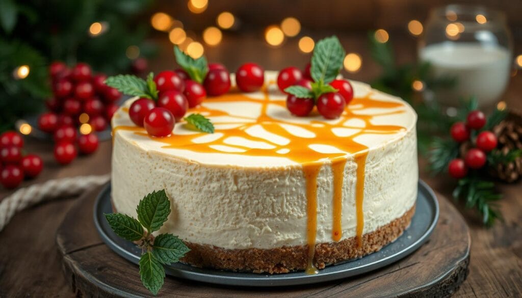 christmas dessert cheesecake