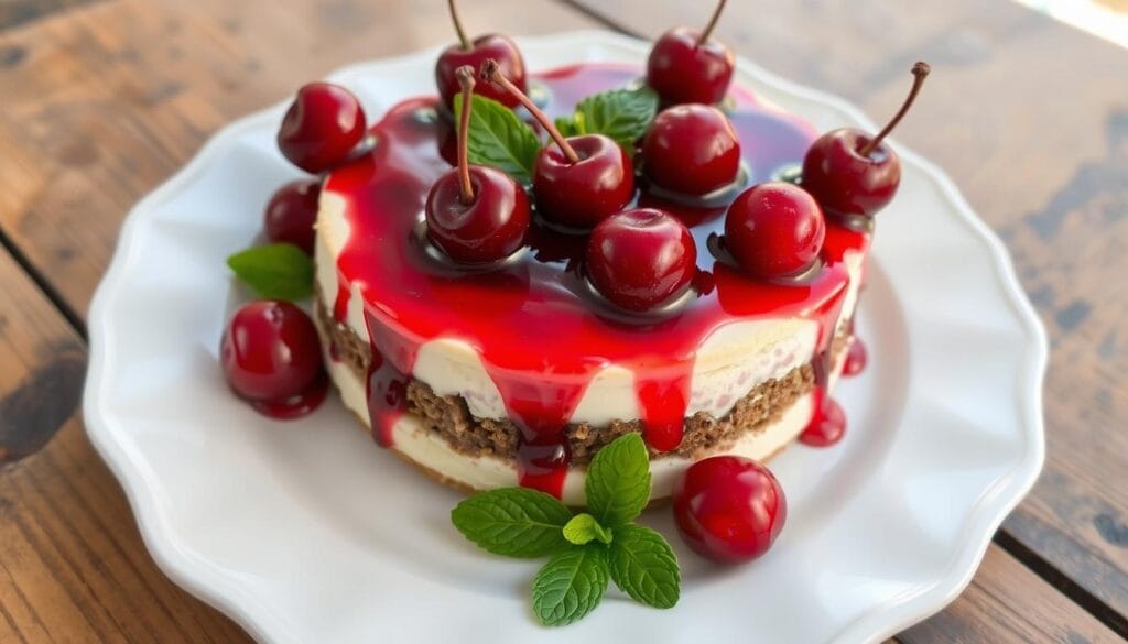 no bake cherry cheesecake