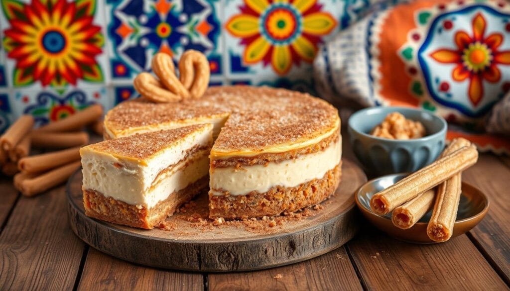 Churro Cheesecake Assembly