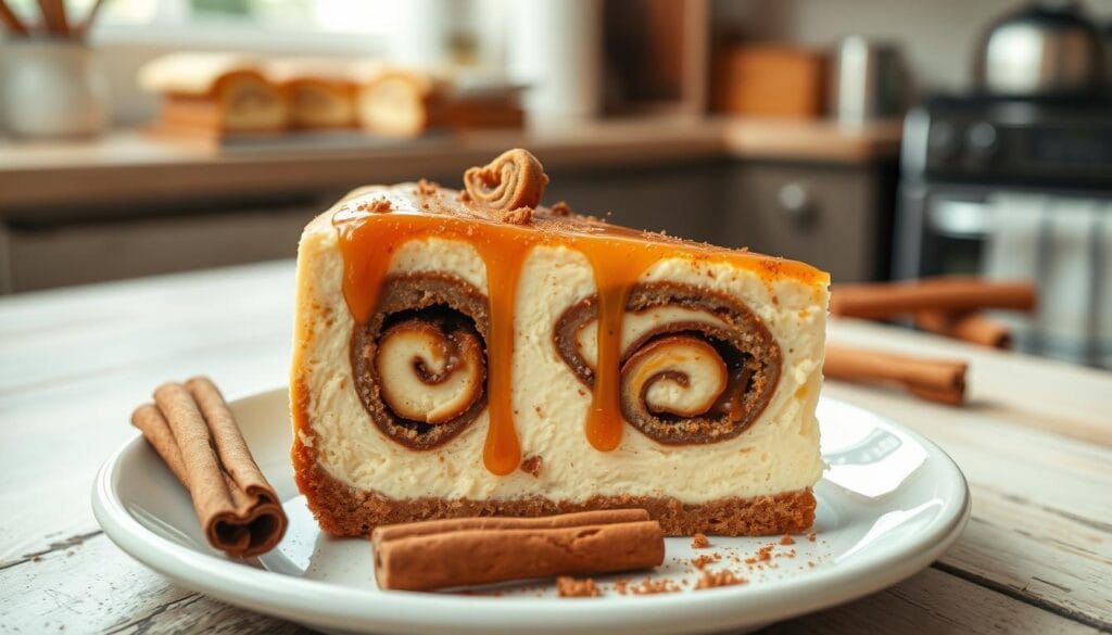 Cinnamon Roll Cheesecake