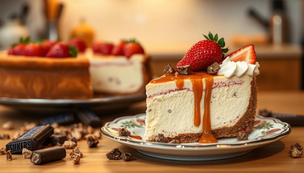 Snickers Strawberry Cheesecake Variations