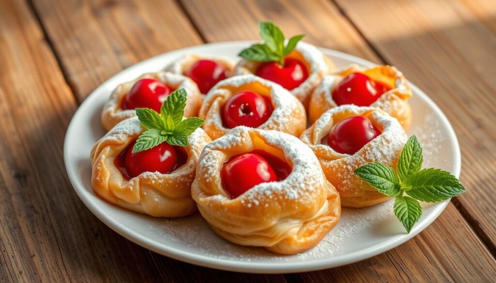 cherry puff pastry desserts