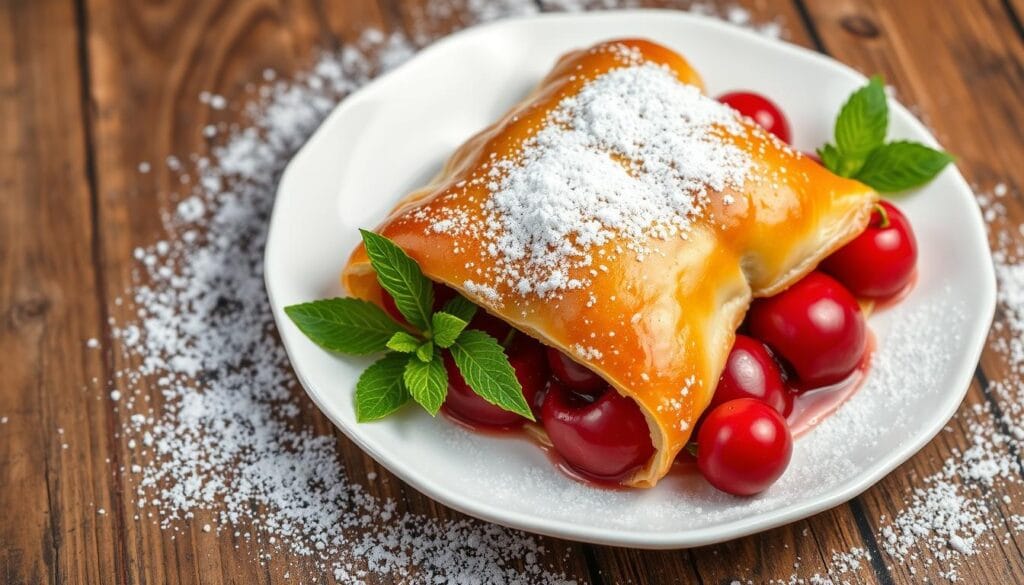 cherry strudel