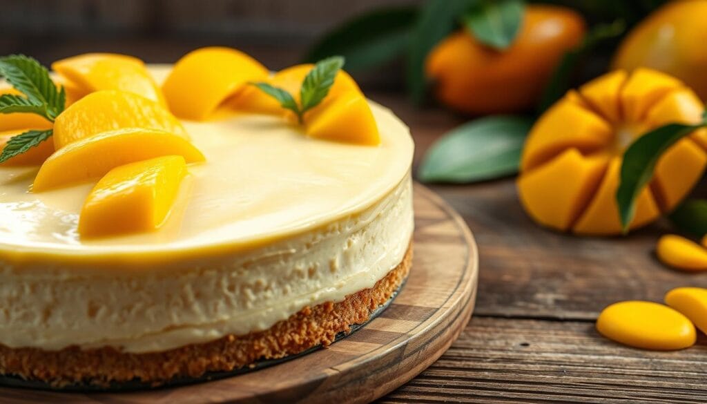 mango cheesecake