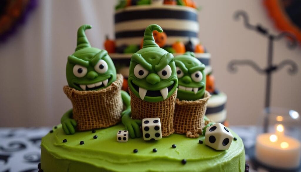 oogie boogie cake toppers