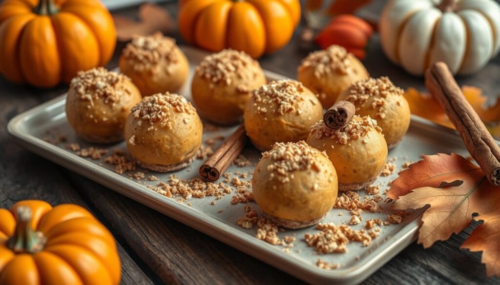 pumpkin cheesecake balls