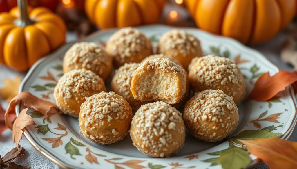 pumpkin cheesecake balls