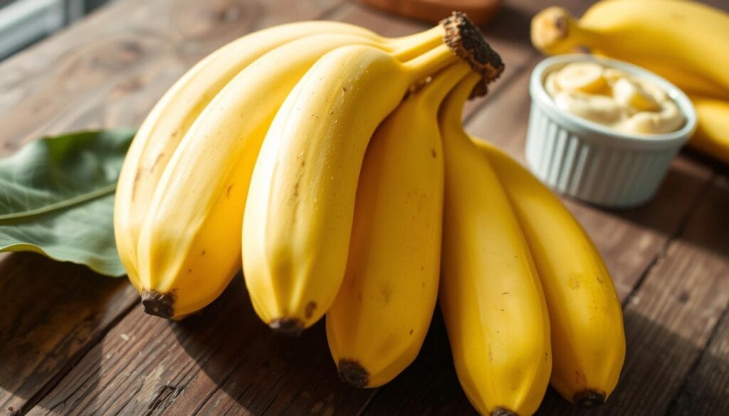 ripe bananas for pudding