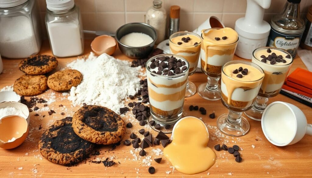 common mistakes in dessert making