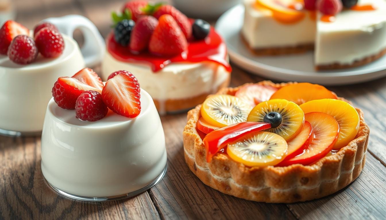 desserts that contain dairy and fruit