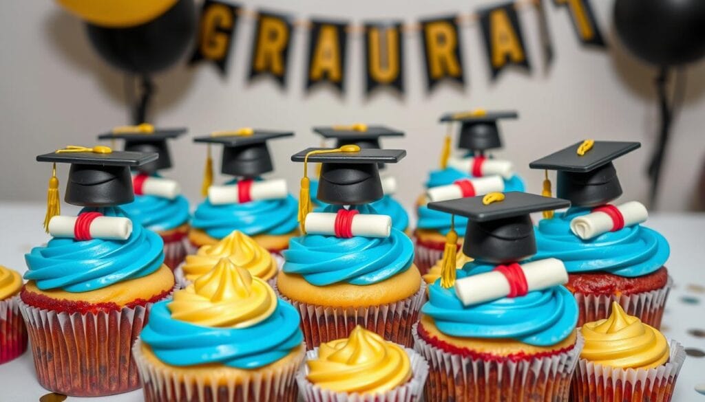 graduation cupcakes