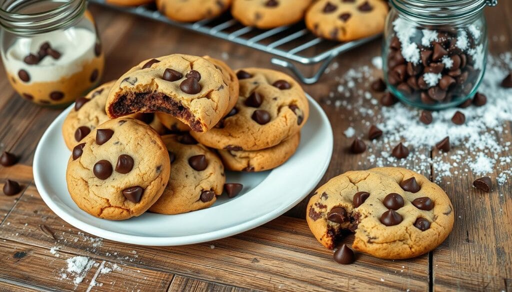 homemade chocolate chip cookies