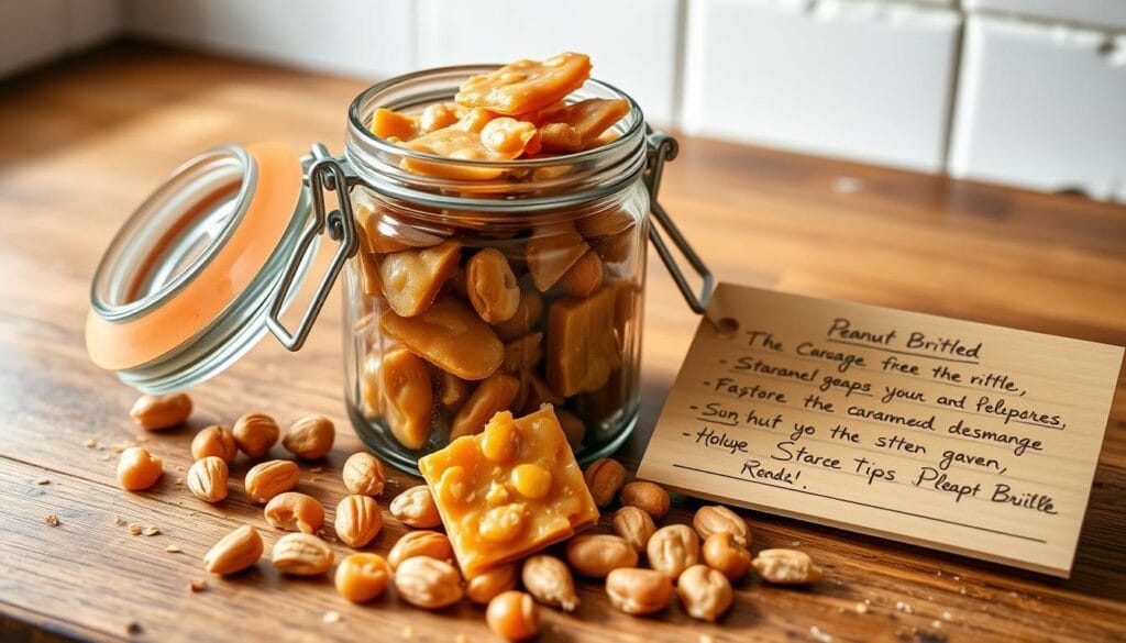 peanut brittle storage