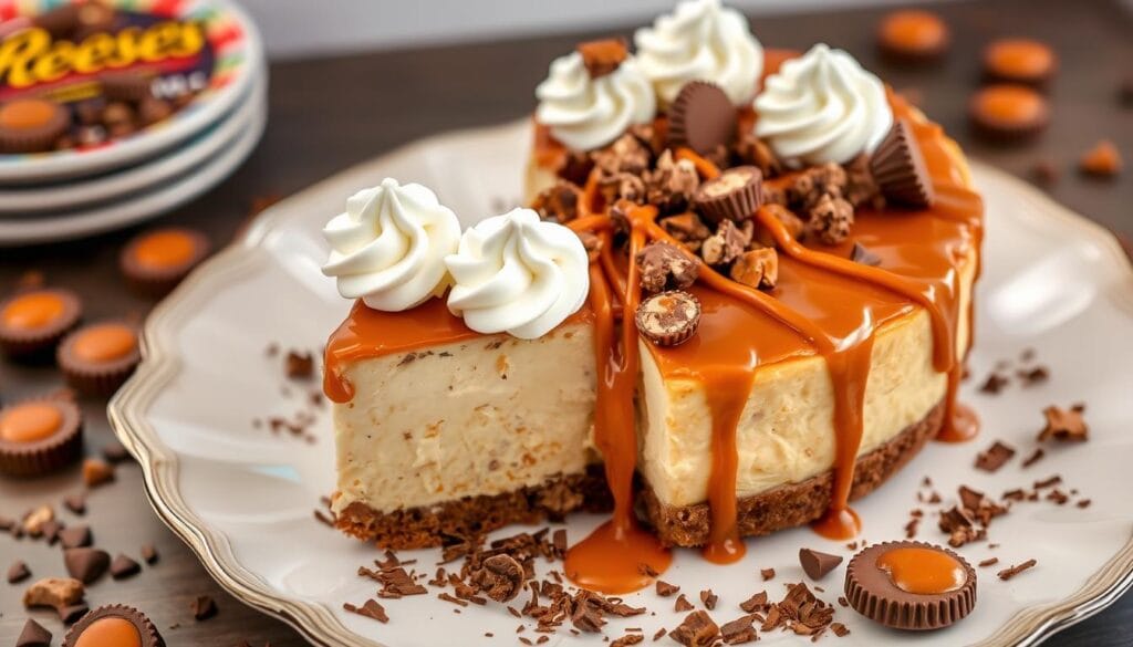 reese's caramel cheesecake