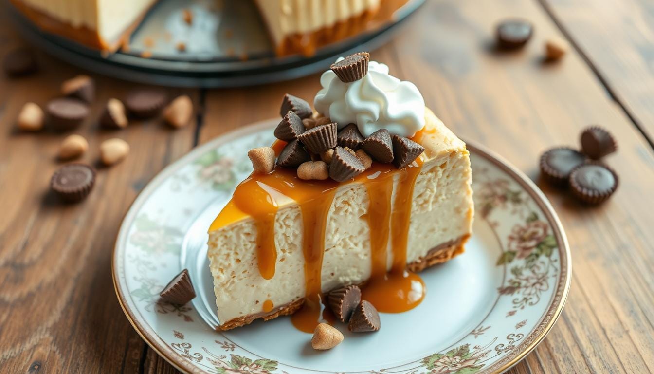 reese's caramel cheesecake