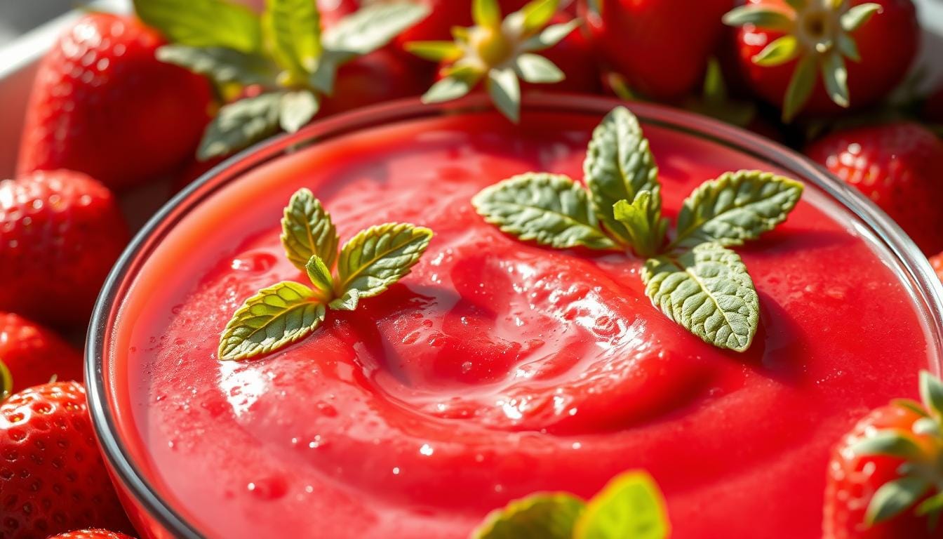 strawberry puree